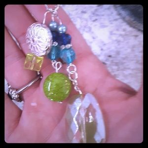 Silver Cluster Necklace